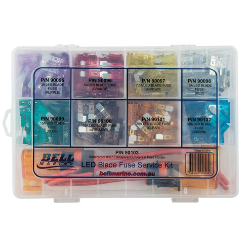 Blade Fuse LED Indicator Kit 242 Piece
