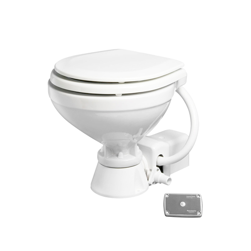 Electric Toilet Standard Flush Compact Bowl 12V