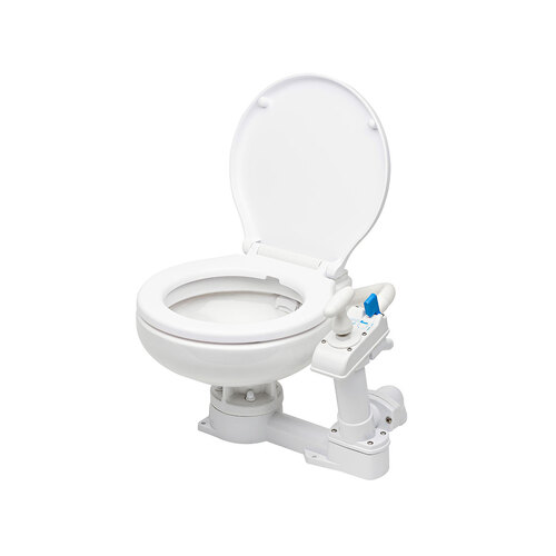 Manual Toilet with Space Saver Bowl