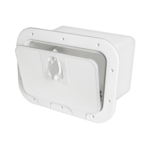 Osculati Access Hatch with Box & Removable Lid 280x180 White
