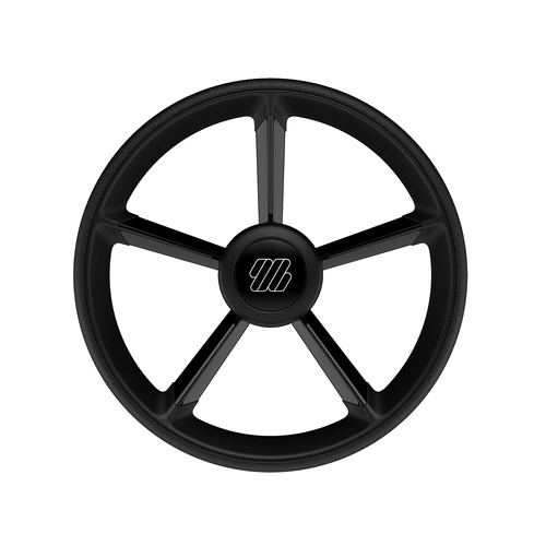 Steering Wheel V75 Glossy Black 350mm