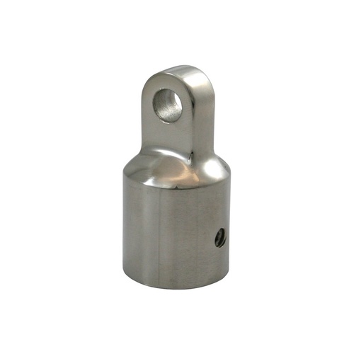 Canopy Tube End Heavy Duty Stainless Steel 22mm
