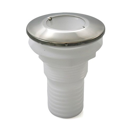 Skin Fitting Plastic with Stainless Steel Cap 38mm