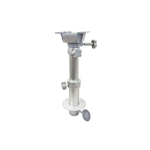 Table Pedestal Plug In Adjustable 3 Stage with Swivel 320 to 690mm