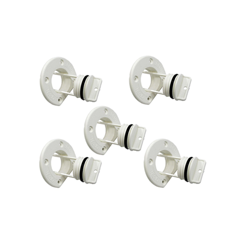 Bung and Base suit 40mm Cut-Out White (Bag of 5)