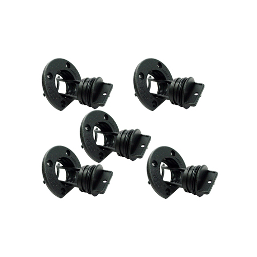 Bung and Base suit 40mm Cut-Out Black (Bag of 5)