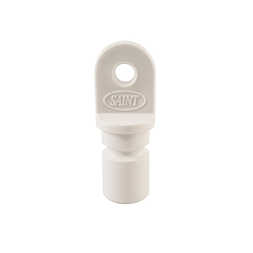 Canopy Bow End Insert suits Tube Inside Diameter 16mm White