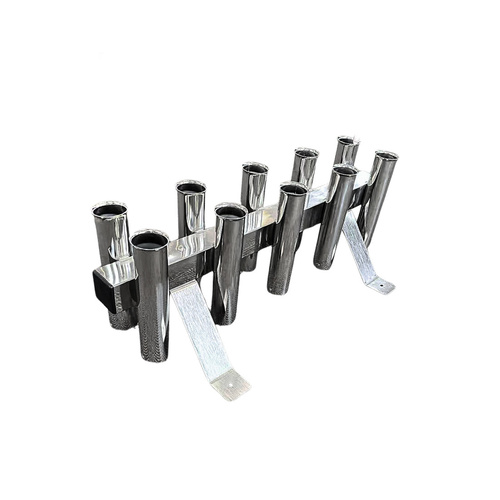 Viper Pro Rod Rack Floor Mount Stainless Steel 10 Way