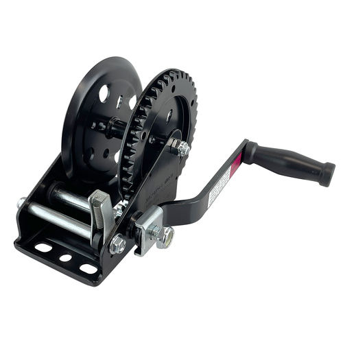 Boat Manual Trailer Winch Single Gear 545kg 4:1 Ratio