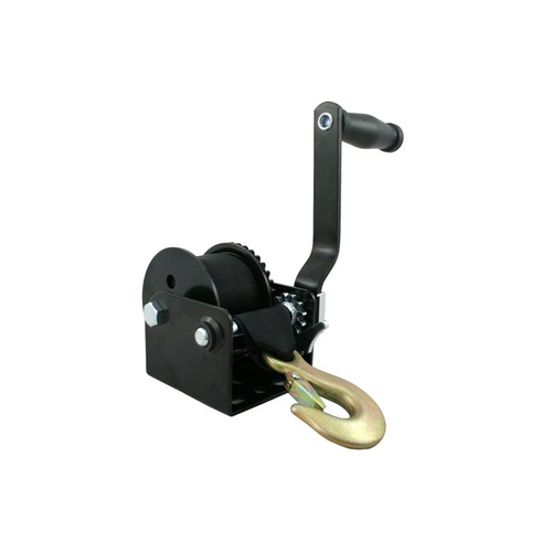 Manual Winch Single Gear 360kg 3:1 with Webbing