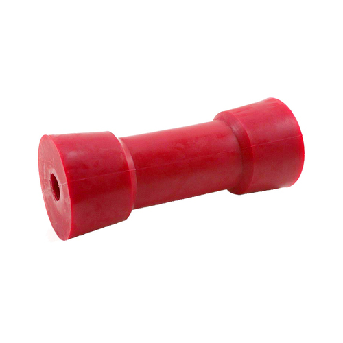 Soft Red Poly Sydney Keel Roller 150x65mm x 17mm Bore