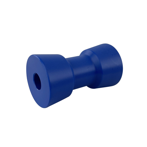 Sydney Keel Roller HDPE 100x60mm x 17mm Bore Blue