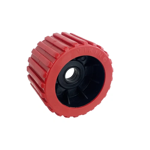 Wobble Roller Poly 72x110mm x 22mm Bore Red/Black
