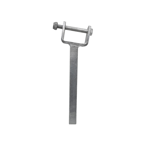 Angled Stem Wood Yoke Trailer Bracket 54mm
