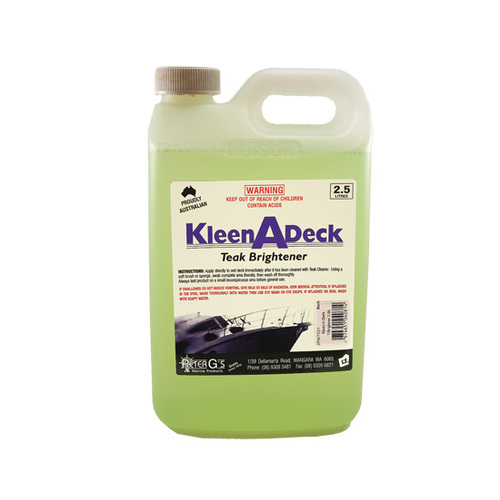 Kleen A Deck Teak Brightener 2.5L