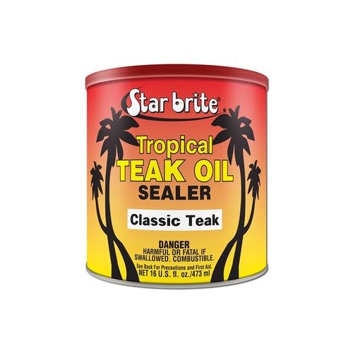 Tropical Teak Oil Sealer Classic Teak 473ml