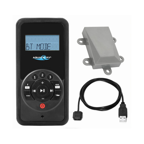 Aquatic AV RF610 Handheld Remote Control with Receiver and Charging Cable