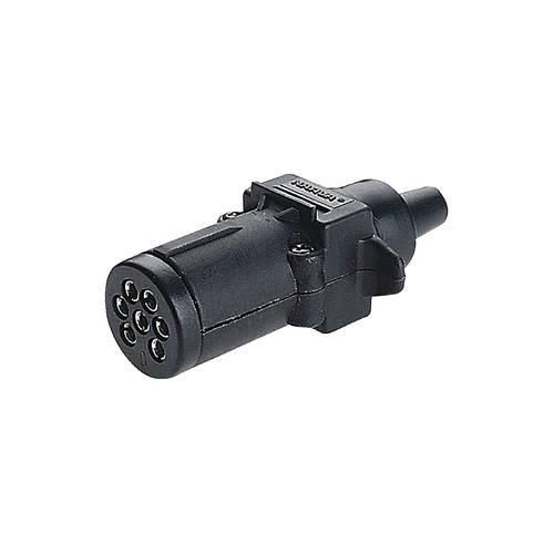 Narva 7 Pin Small Round Plastic Trailer Plug 12V