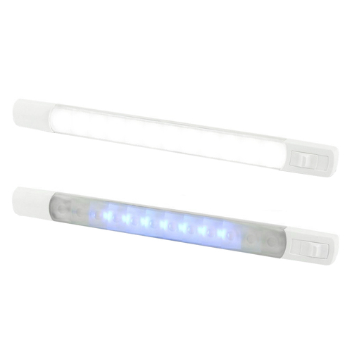 Hella Marine LED Strip Lamp with Switch Dual Colour White/Blue