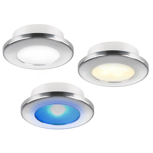 Quick TED Series LED Downlights with Stainless Steel Rim