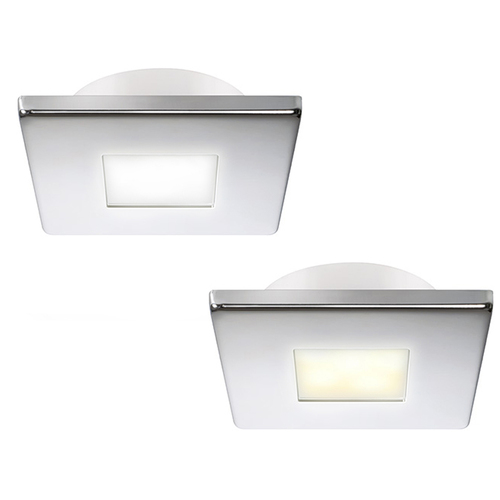 Quick EDWIN Series LED Downlights with Stainless Steel Rim