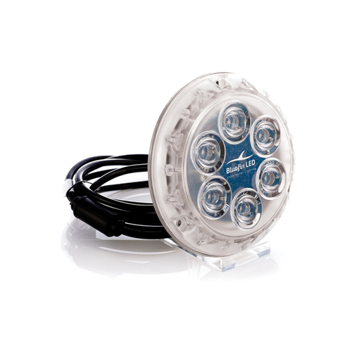 Bluefin LED Piranha P6 NITRO Single Colour Underwater Boat Light Aluminium Base