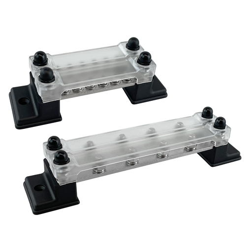 Bus Bar Power Distribution Terminal Block with Open Base and Cover