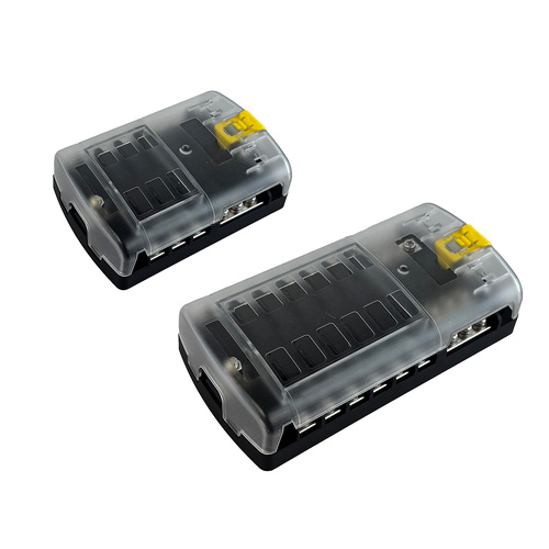 Fuse Box Blocks Clip Cover with LED Indicators and Fuses