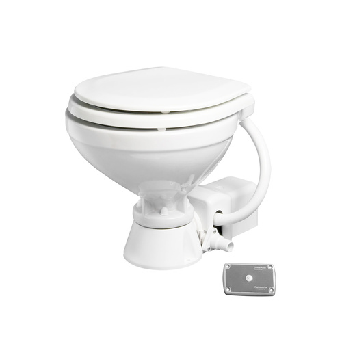 Electric Toilet Standard Flush Compact Bowl 12V or 24V