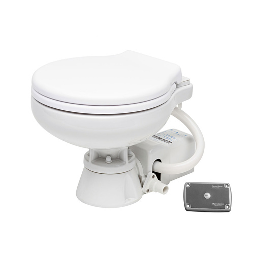 Electric Toilet Standard Flush Space Saver Bowl 12V or 24V