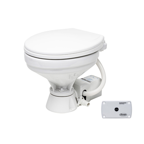 Electric Toilet Standard Flush Comfort Bowl 12V or 24V