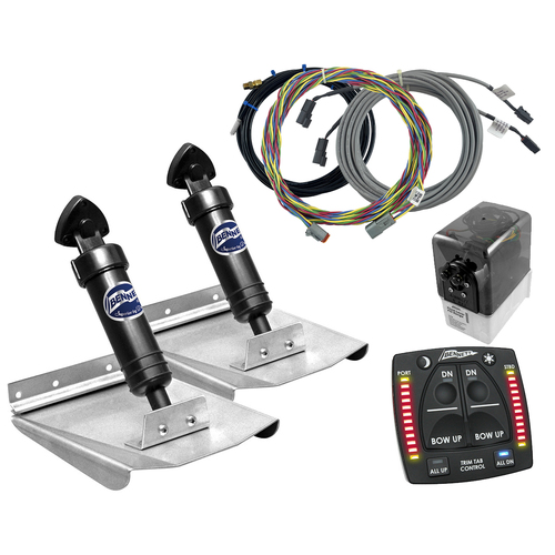 Bennett Marine Sport Hydraulic Trim Tab Complete System with Integrated Helm Control