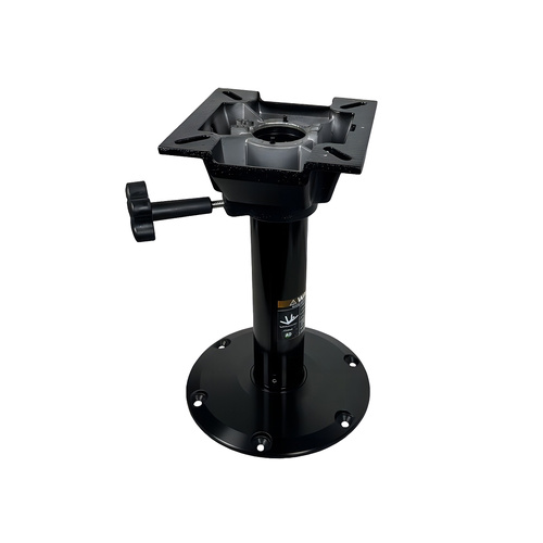 Black Plug-In Seat Pedestal with Swivel Top