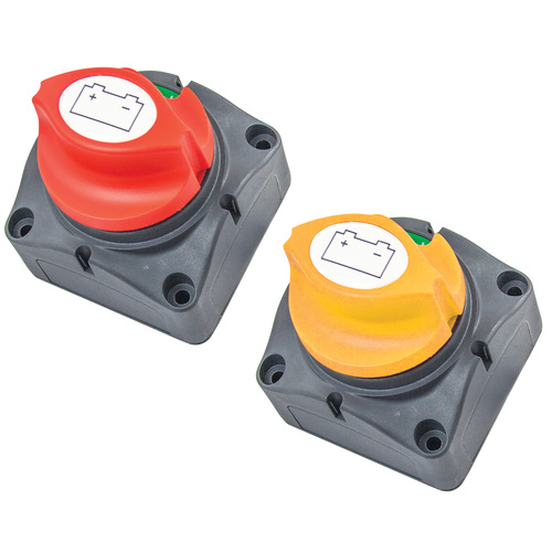 Single Battery Isolator Switch with Removable Knob