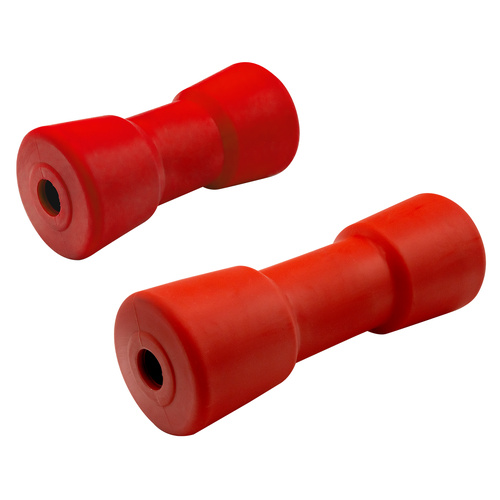 Sydney Keel Soft Red Polyurethane Rollers