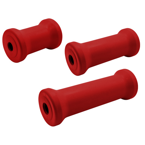 Cotton Reel Soft Red Polyurethane Rollers
