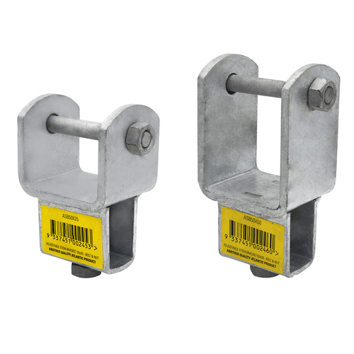 Adjustable Stem Bracket for Trailer Roller & Skid Assembly