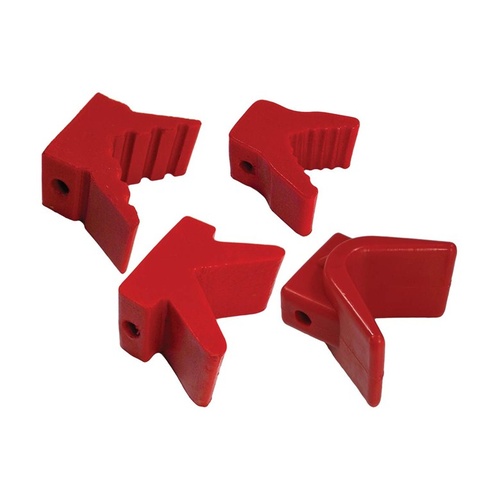 Bow Wedge - Poly Red