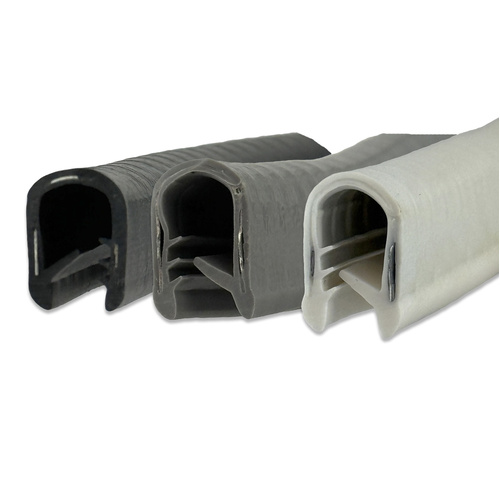 PVC Pinch Weld Edge Trim SS Insert 2.5-5.5mm x 50m/5m