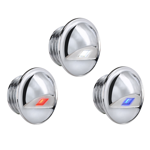 Narva LED Chrome Finish Step Lights