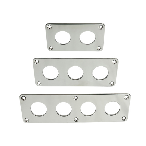 Switch Panels Faceplates Stainless Steel (No Switches)