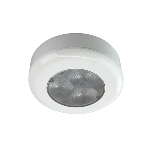 LED Cabin Light Round 77mm White with Spacer 12V