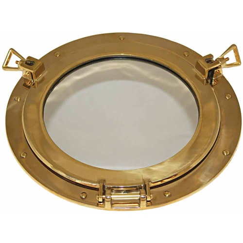Mirror - Brass Port Hole 290mm