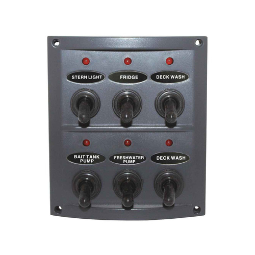 Switch Panel - Deluxe 6 Switch LED