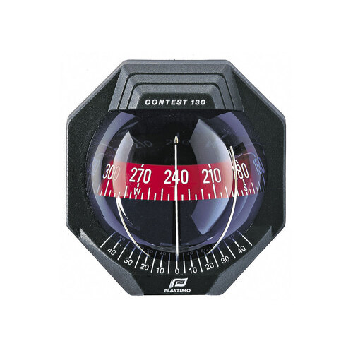 Contest 130 Sailboat Compass Vertical Mount Black/Red